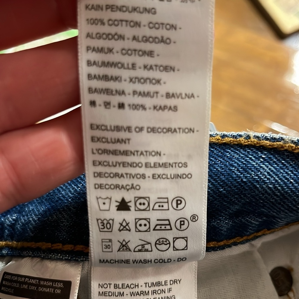 Levi’s 501 Pieced Patchwork Cutoff Denim Shorts S… - image 10